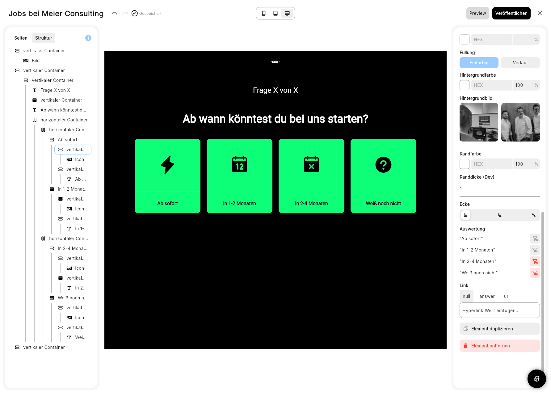 Erstellten Funnel im SpeedLead Editor bearbeiten